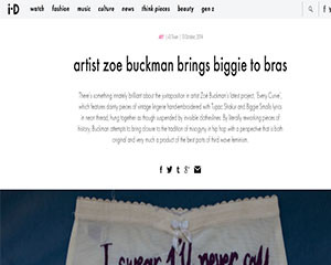 iD Magazine interviews Zoe Buckman about her art and photography.