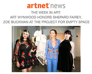 Artnet News features Zoe Buckman's exhibition at Project For Empty Space