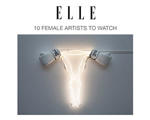 Zoe Buckman makes Elle's 10 Female Artists to Watch list