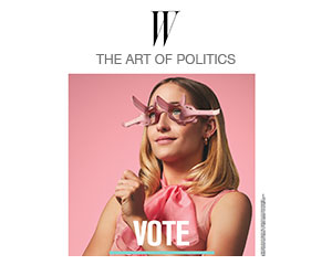 For Freedoms campaign ad in W Magazine of Jemima Kirke