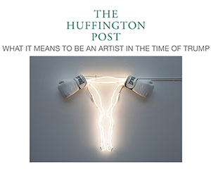 Huffington Post spotlights Zoe Buckman as an artist in the time of Trump